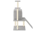 Cat Tree With Sisal Scratching Posts Light Grey 110 Cm Cat Tree With Sisal Scratching Posts Light Grey 110 Cm