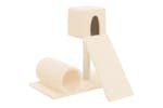 Cat Tree With Sisal Scratching Post Cream 59 Cm Cat Tree With Sisal Scratching Post Cream 59 Cm