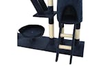 Cat Tree With Sisal Scratching Posts 230-250 Cm Blue Cat Tree With Sisal Scratching Posts 230-250 Cm Blue