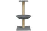 Cat Tree With Sisal Scratching Post Light Grey 74 Cm Cat Tree With Sisal Scratching Post Light Grey 74 Cm