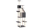 Cat Tree With Sisal Scratching Posts Dark Grey 201 Cm Cat Tree With Sisal Scratching Posts Dark Grey 201 Cm