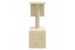 Cat Tree With Sisal Scratching Posts Cream 60 Cm Cat Tree With Sisal Scratching Posts Cream 60 Cm
