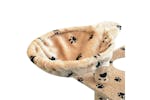 Cat Tree With Sisal Scratching Posts 150 Cm Paw Prints Beige Cat Tree With Sisal Scratching Posts 150 Cm Paw Prints Beige