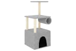 Cat Tree With Sisal Scratching Posts Light Grey 1095 Cm Cat Tree With Sisal Scratching Posts Light Grey 1095 Cm