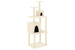 Cat Tree With Sisal Scratching Posts Cream 167 Cm Cat Tree With Sisal Scratching Posts Cream 167 Cm