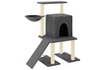 Cat Tree With Sisal Scratching Posts Dark Grey 965 Cm Cat Tree With Sisal Scratching Posts Dark Grey 965 Cm