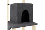 Cat Tree With Sisal Scratching Posts Dark Grey 965 Cm Cat Tree With Sisal Scratching Posts Dark Grey 965 Cm