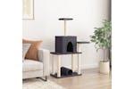 Cat Tree With Sisal Scratching Posts Dark Grey 122 Cm Cat Tree With Sisal Scratching Posts Dark Grey 122 Cm