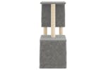 Cat Tree With Sisal Scratching Posts Light Grey 86 Cm Cat Tree With Sisal Scratching Posts Light Grey 86 Cm