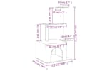 Cat Tree With Sisal Scratching Posts Cream 110 Cm Cat Tree With Sisal Scratching Posts Cream 110 Cm