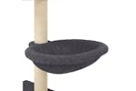 Cat Tree With Sisal Scratching Posts Dark Grey 117 Cm Cat Tree With Sisal Scratching Posts Dark Grey 117 Cm