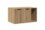 Cat Litter Box Enclosure Artisian Oak 80x50x45 Cm Engineered Wood Cat Litter Box Enclosure Artisian Oak 80x50x45 Cm Engineered Wood