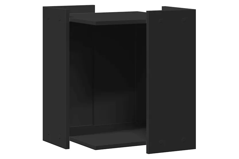 Cat Litter Box Enclosure Black 42x42x51 Cm Engineered Wood Cat Litter Box Enclosure Black 42x42x51 Cm Engineered Wood