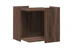 Cat Litter Box Enclosure Brown Oak 53x53x51 Cm Engineered Wood Cat Litter Box Enclosure Brown Oak 53x53x51 Cm Engineered Wood