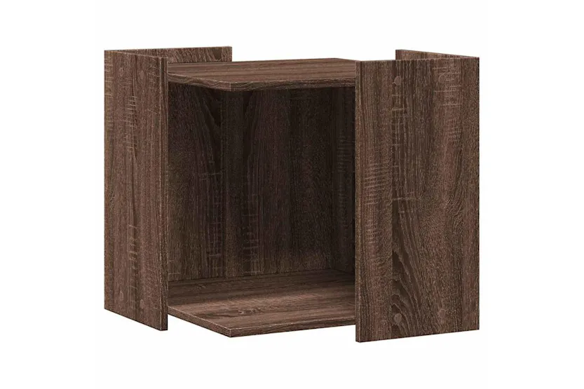Cat Litter Box Enclosure Brown Oak 53x53x51 Cm Engineered Wood Cat Litter Box Enclosure Brown Oak 53x53x51 Cm Engineered Wood