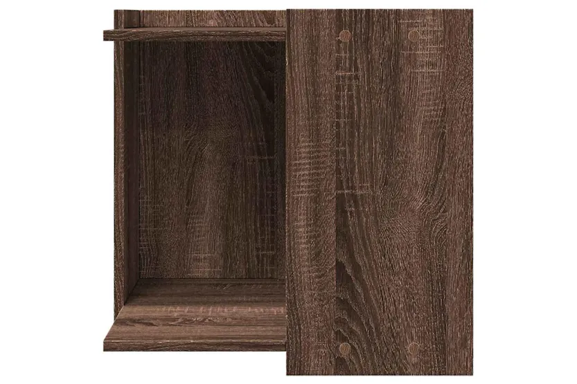 Cat Litter Box Enclosure Brown Oak 53x53x51 Cm Engineered Wood Cat Litter Box Enclosure Brown Oak 53x53x51 Cm Engineered Wood