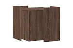 Cat Litter Box Enclosure Brown Oak 53x53x51 Cm Engineered Wood Cat Litter Box Enclosure Brown Oak 53x53x51 Cm Engineered Wood