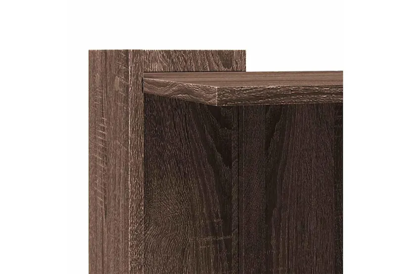 Cat Litter Box Enclosure Brown Oak 53x53x51 Cm Engineered Wood Cat Litter Box Enclosure Brown Oak 53x53x51 Cm Engineered Wood