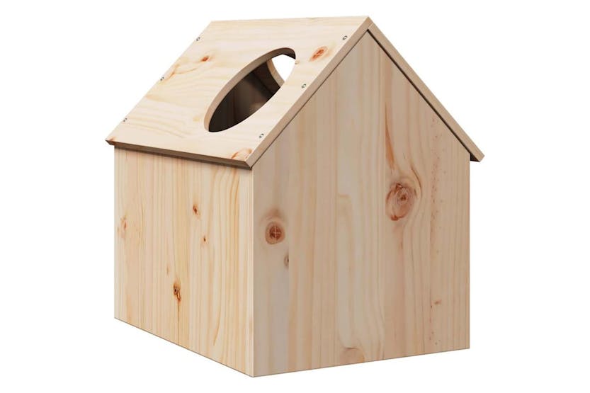 Cat House 41x50x50 Cm Solid Wood Pine Cat House 41x50x50 Cm Solid Wood Pine