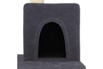 Cat Tree With Sisal Scratching Posts Dark Grey 123 Cm Cat Tree With Sisal Scratching Posts Dark Grey 123 Cm