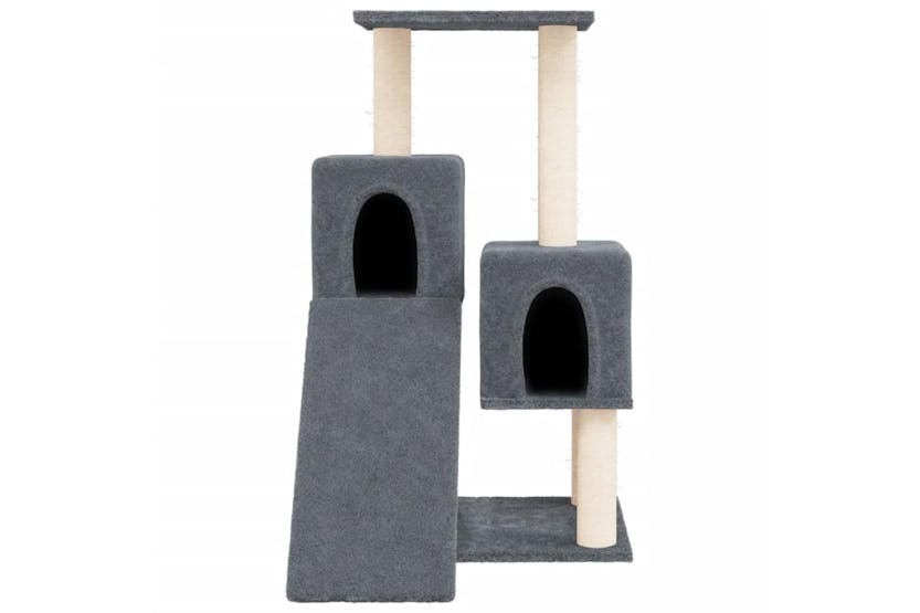 Cat Tree With Sisal Scratching Posts Dark Grey 82 Cm Cat Tree With Sisal Scratching Posts Dark Grey 82 Cm