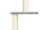 Cat Tree With Sisal Scratching Posts Light Grey 183 Cm Cat Tree With Sisal Scratching Posts Light Grey 183 Cm
