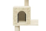 Cat Tree With Sisal Scratching Posts Cream 147 Cm Cat Tree With Sisal Scratching Posts Cream 147 Cm