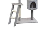 Cat Tree With Sisal Scratching Posts 150 Cm Grey Cat Tree With Sisal Scratching Posts 150 Cm Grey