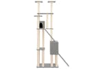 Cat Tree With Sisal Scratching Posts Light Grey 190 Cm Cat Tree With Sisal Scratching Posts Light Grey 190 Cm