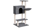 Cat Tree With Sisal Scratching Posts Dark Grey 1085 Cm Cat Tree With Sisal Scratching Posts Dark Grey 1085 Cm