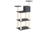 Cat Tree With Sisal Scratching Posts Dark Grey 1185 Cm Cat Tree With Sisal Scratching Posts Dark Grey 1185 Cm