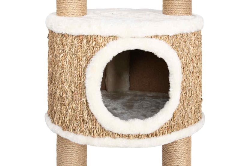 Cat Tree With Scratching Post 126cm Seagrass Cat Tree With Scratching Post 126cm Seagrass