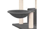 Cat Tree With Sisal Scratching Posts Dark Grey 82 Cm Cat Tree With Sisal Scratching Posts Dark Grey 82 Cm