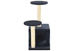 Cat Tree With Sisal Scratching Posts 60 Cm Dark Blue Cat Tree With Sisal Scratching Posts 60 Cm Dark Blue
