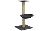 Cat Tree With Sisal Scratching Post Dark Grey 74 Cm Cat Tree With Sisal Scratching Post Dark Grey 74 Cm