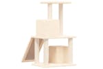 Cat Tree With Sisal Scratching Posts Cream 82 Cm Cat Tree With Sisal Scratching Posts Cream 82 Cm