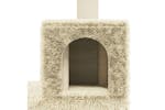 Cat Tree With Sisal Scratching Posts Cream 188 Cm Cat Tree With Sisal Scratching Posts Cream 188 Cm