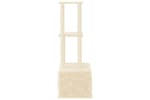 Cat Tree With Sisal Scratching Posts Cream 1335 Cm Cat Tree With Sisal Scratching Posts Cream 1335 Cm