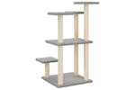 Cat Scratching Posts With Platforms Light Grey 985 Cm Cat Scratching Posts With Platforms Light Grey 985 Cm