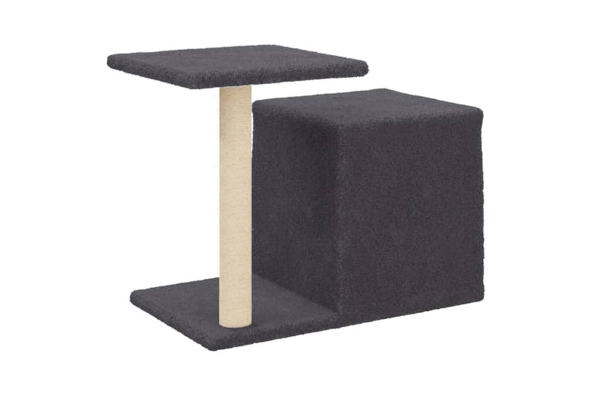 Cat Tree With Sisal Scratching Posts Dark Grey 505 Cm Cat Tree With Sisal Scratching Posts Dark Grey 505 Cm