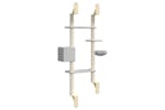 Wall-mounted Cat Tree With Scratching Post Light Grey 180 Cm Wall-mounted Cat Tree With Scratching Post Light Grey 180 Cm
