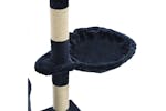 Cat Tree With Sisal Scratching Posts 138 Cm Dark Blue Cat Tree With Sisal Scratching Posts 138 Cm Dark Blue