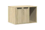 Cat Litter Box Enclosure Sonoma Oak 60x40x40 Cm Engineered Wood Cat Litter Box Enclosure Sonoma Oak 60x40x40 Cm Engineered Wood