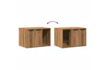 Cat Litter Box Enclosure Artisian Oak 60x40x40 Cm Engineered Wood Cat Litter Box Enclosure Artisian Oak 60x40x40 Cm Engineered Wood