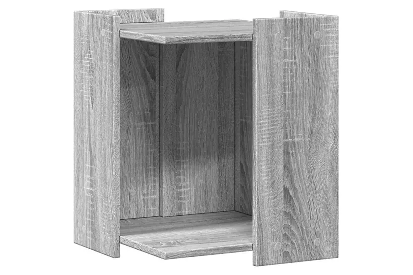 Cat Litter Box Enclosure Grey Sonoma 42x42x51 Cm Engineered Wood Cat Litter Box Enclosure Grey Sonoma 42x42x51 Cm Engineered Wood