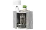 Cat Litter Box Enclosure Grey Sonoma 42x42x51 Cm Engineered Wood Cat Litter Box Enclosure Grey Sonoma 42x42x51 Cm Engineered Wood