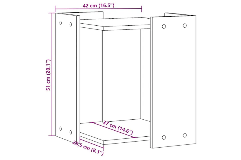 Cat Litter Box Enclosure Grey Sonoma 42x42x51 Cm Engineered Wood Cat Litter Box Enclosure Grey Sonoma 42x42x51 Cm Engineered Wood