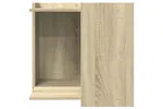Cat Litter Box Enclosure Sonoma Oak 53x53x51 Cm Engineered Wood Cat Litter Box Enclosure Sonoma Oak 53x53x51 Cm Engineered Wood