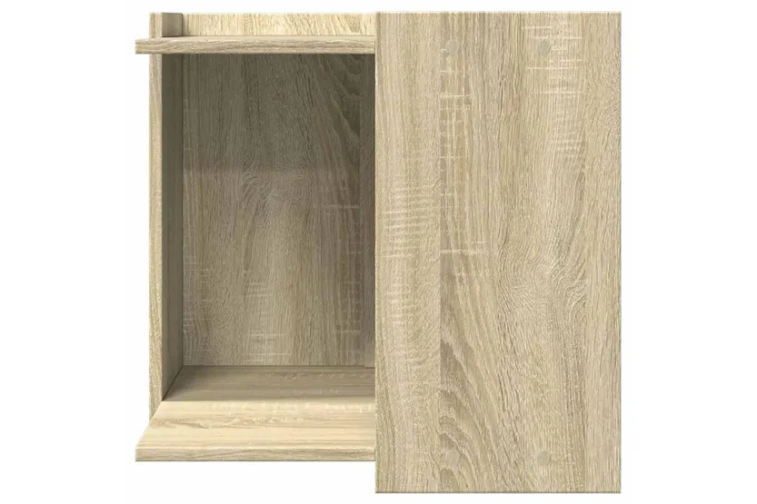Cat Litter Box Enclosure Sonoma Oak 53x53x51 Cm Engineered Wood Cat Litter Box Enclosure Sonoma Oak 53x53x51 Cm Engineered Wood