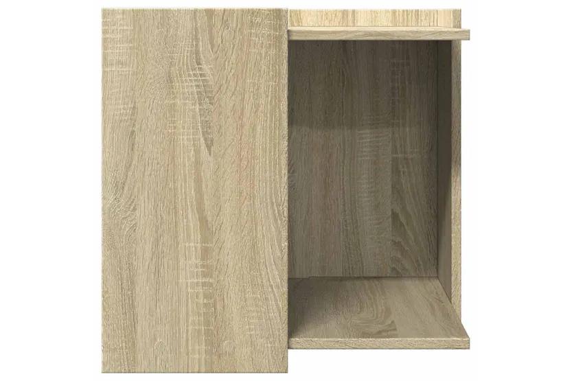 Cat Litter Box Enclosure Sonoma Oak 53x53x51 Cm Engineered Wood Cat Litter Box Enclosure Sonoma Oak 53x53x51 Cm Engineered Wood